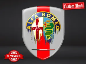 Alfa Romeo Banner Parabrisas Auto Resistente Limitado Alta Calidad